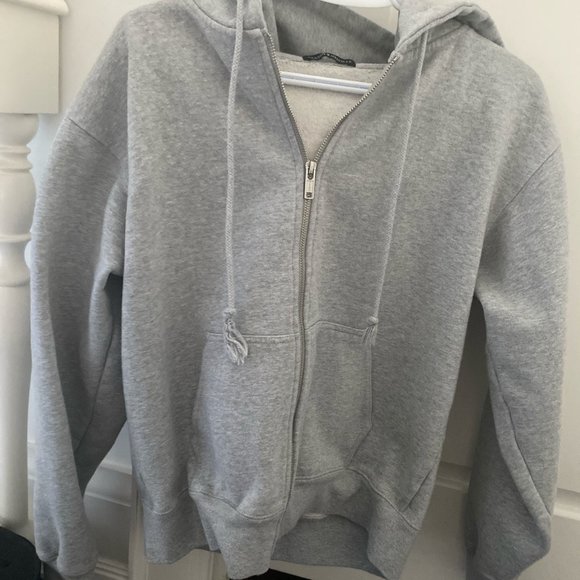 MIGHT SELL- Grey Brandy Zip Up - Picture 2 of 2